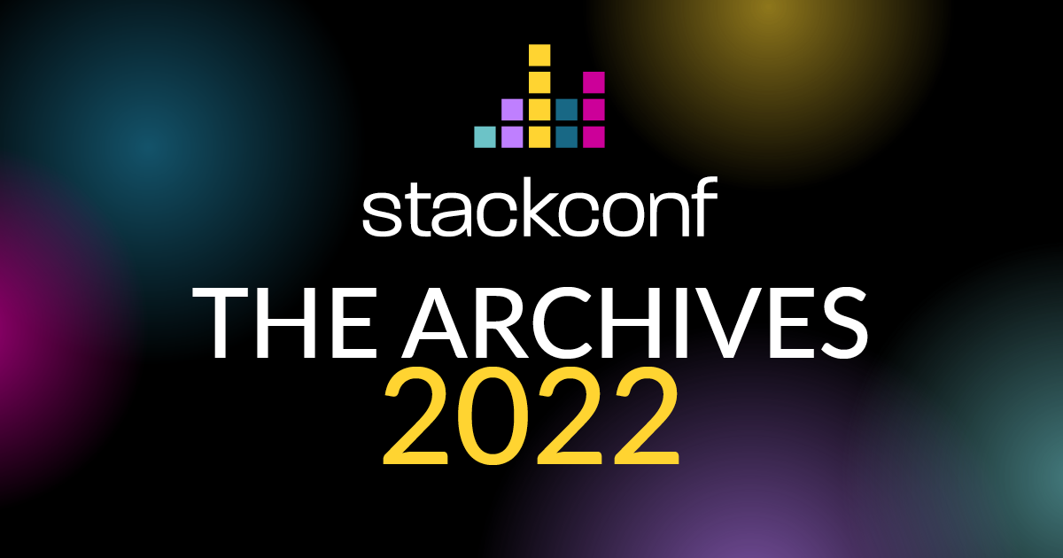 Archive 2022 - stackconf